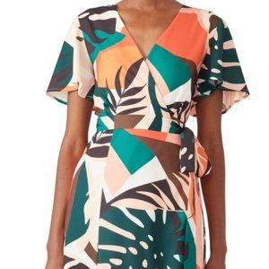 Kiera maxi wrap dress